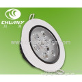 9w Φ138×45mm Aluminum Led Indoor Ceiling Down Light Round 